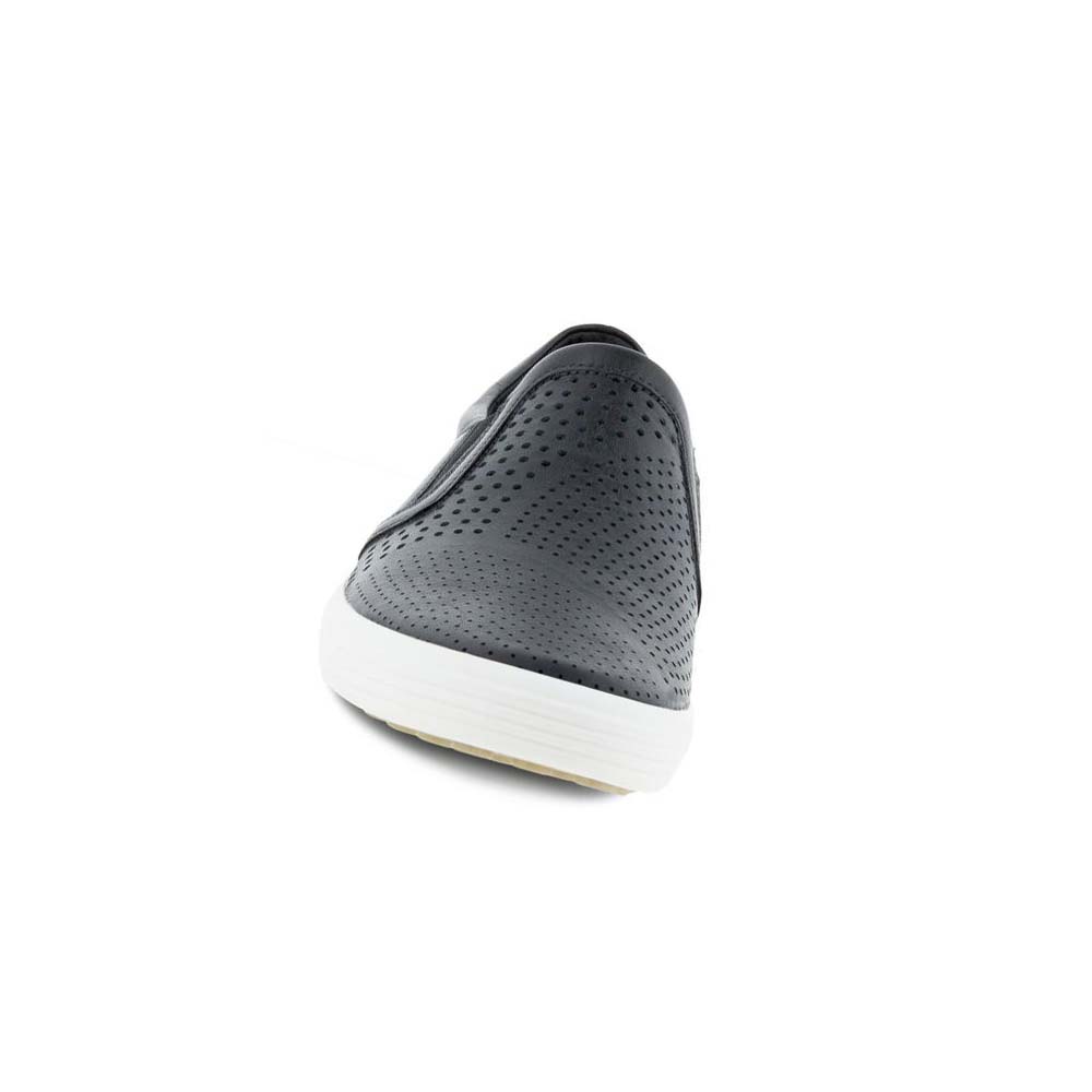 Tenis Ecco Soft 7 Slip-on Mujer Negros | México 63WNB