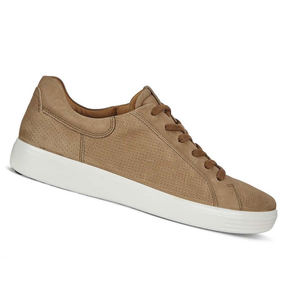 Tenis Ecco Soft 7 Street Perf Hombre Marrom | México 287SGL