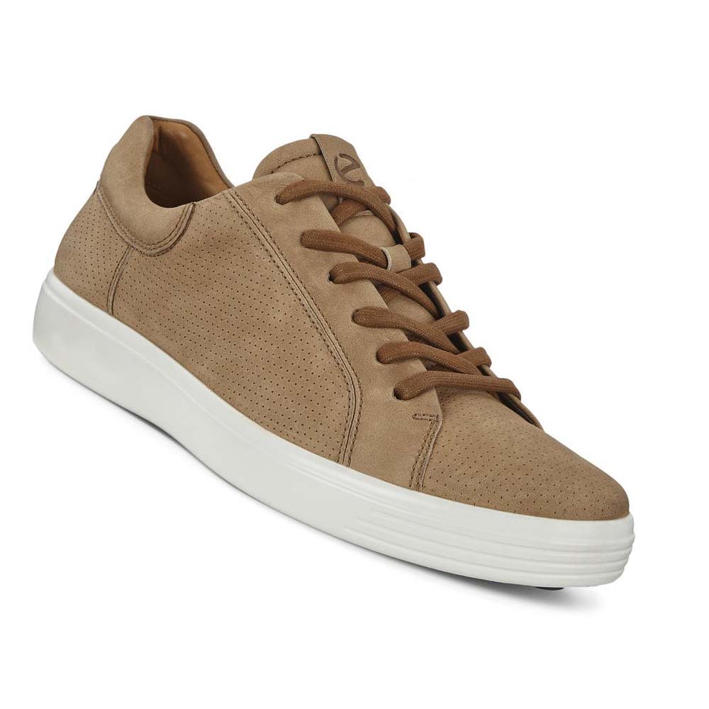 Tenis Ecco Soft 7 Street Perf Hombre Marrom | México 287SGL