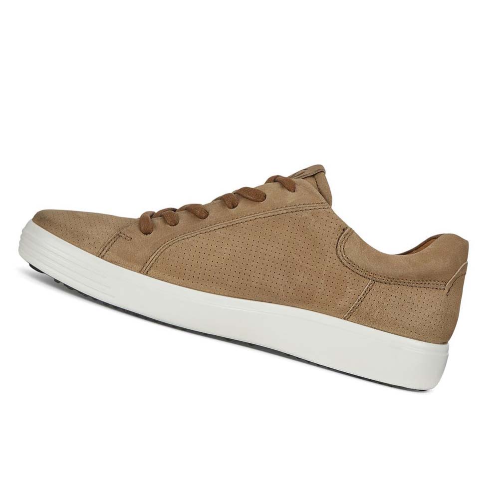 Tenis Ecco Soft 7 Street Perf Hombre Marrom | México 287SGL