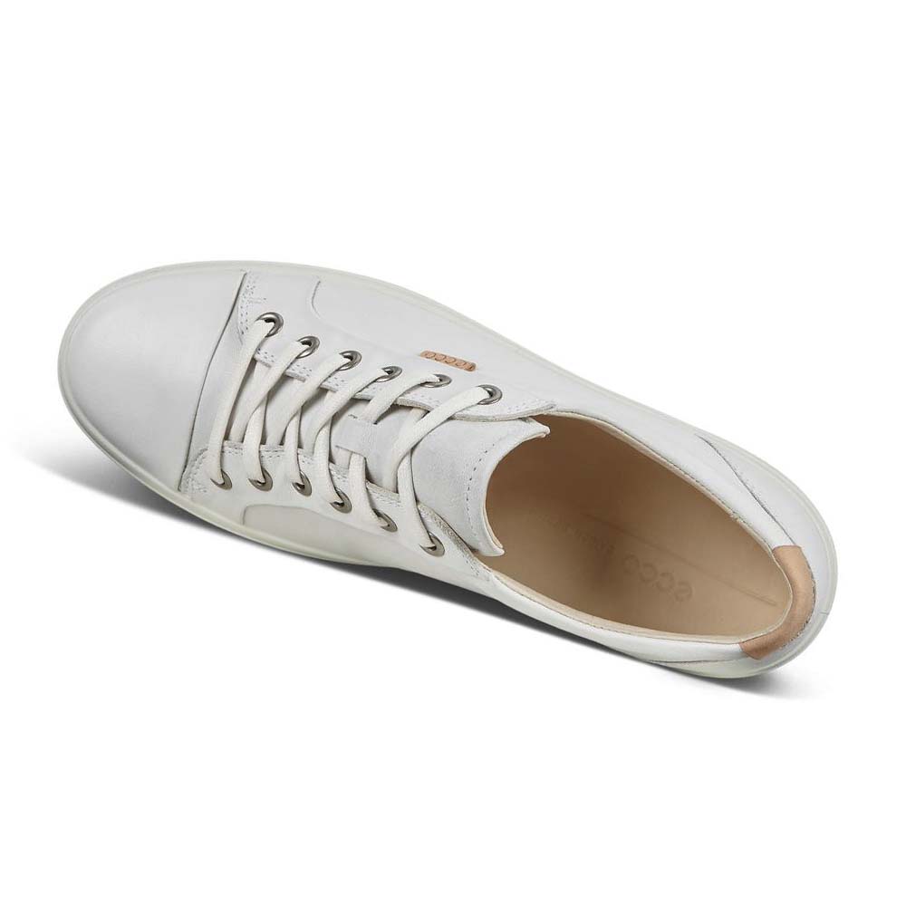 Tenis Ecco Soft 7 Wedge Mujer Blancos | México 637MQZ