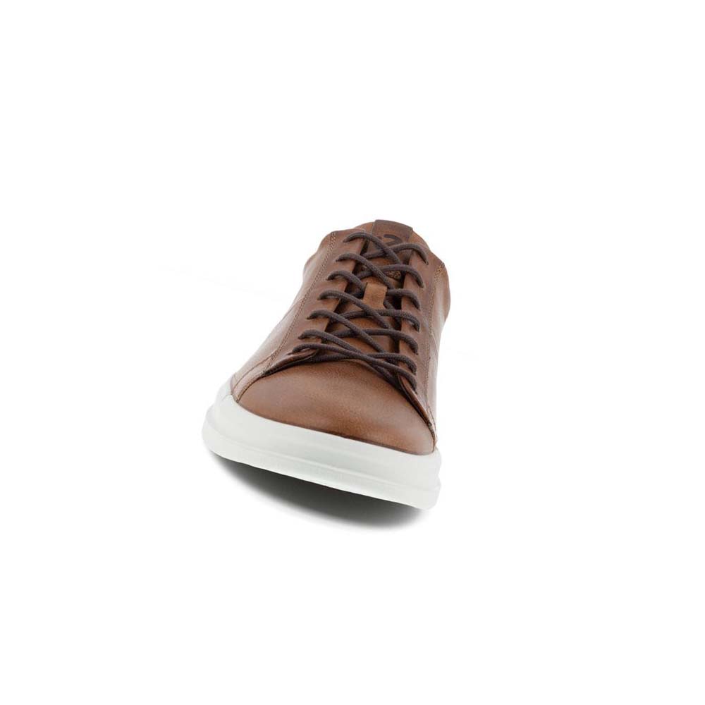 Tenis Ecco Soft X Classic Hombre Marrom | México 282JPQ