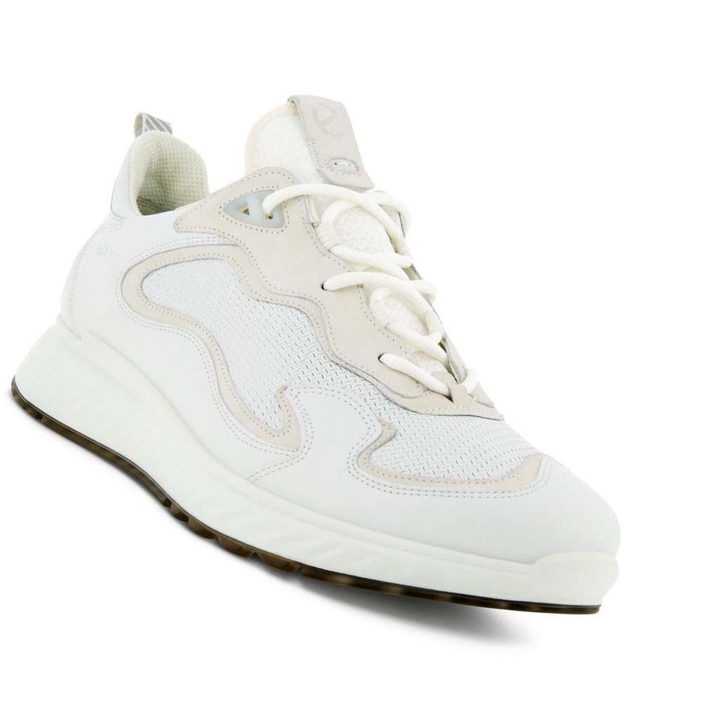 Tenis Ecco St.1 Laced Hombre Blancos | México 275BEX