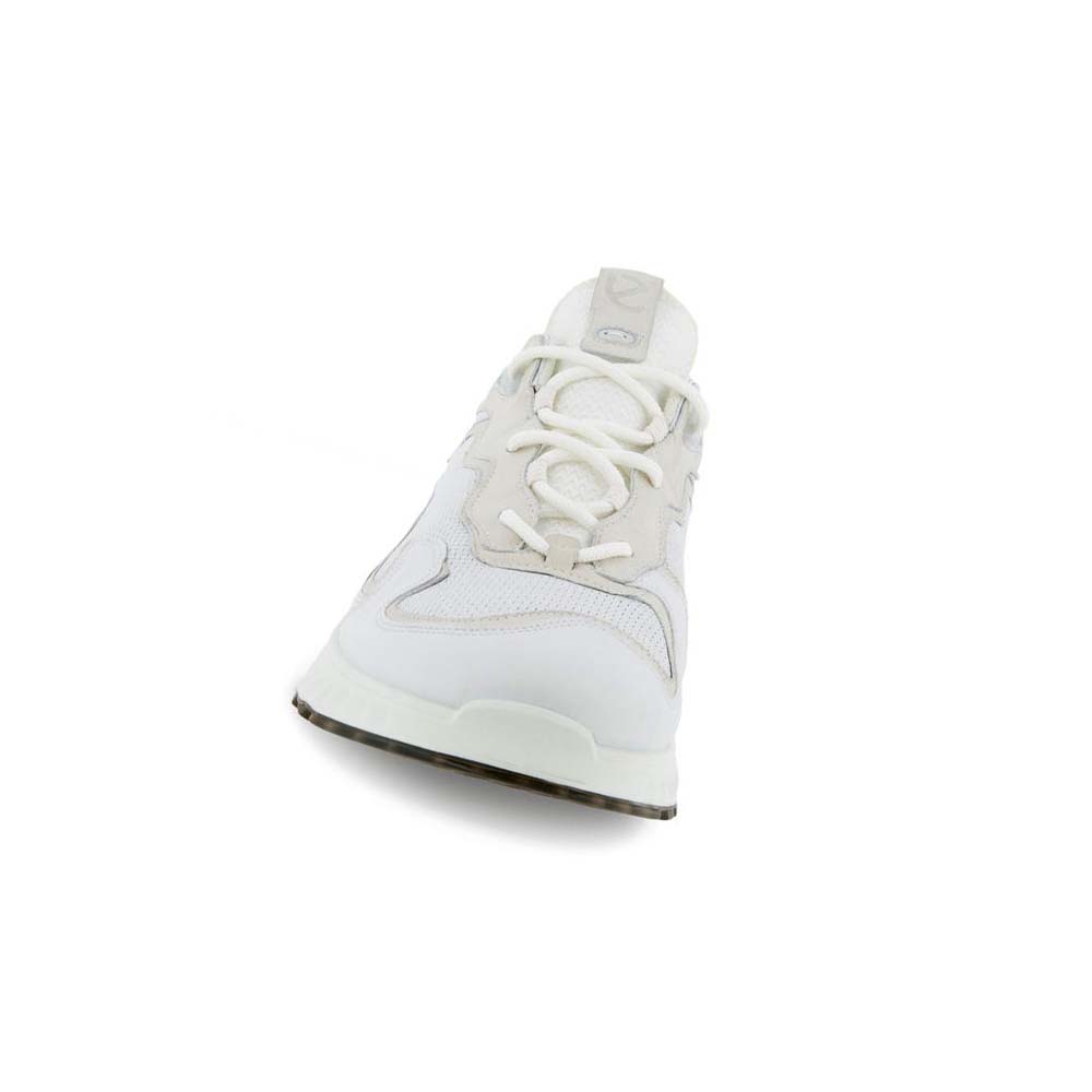 Tenis Ecco St.1 Laced Hombre Blancos | México 275BEX