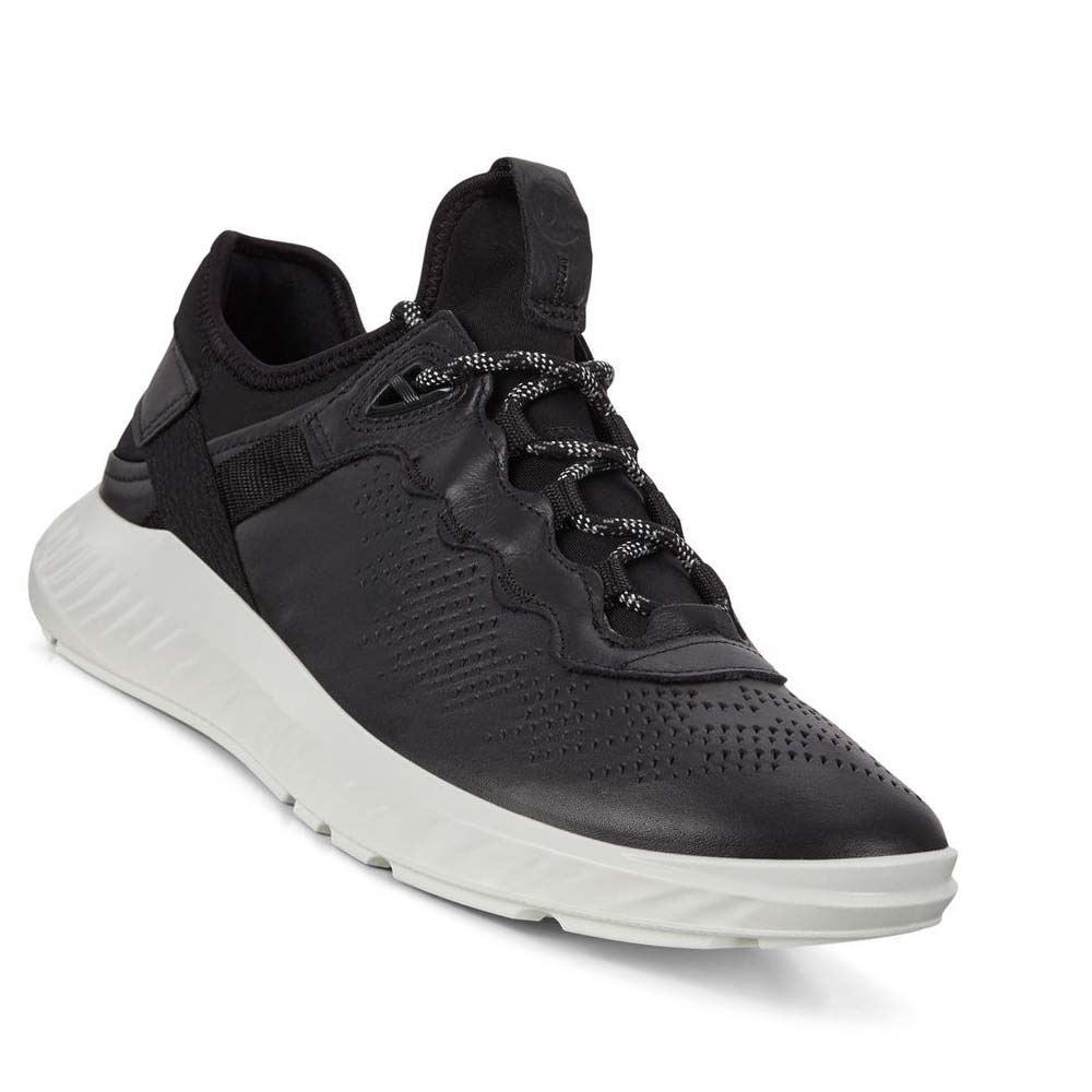 Tenis Ecco St.1 Lite Hombre Negros | México 271WNB