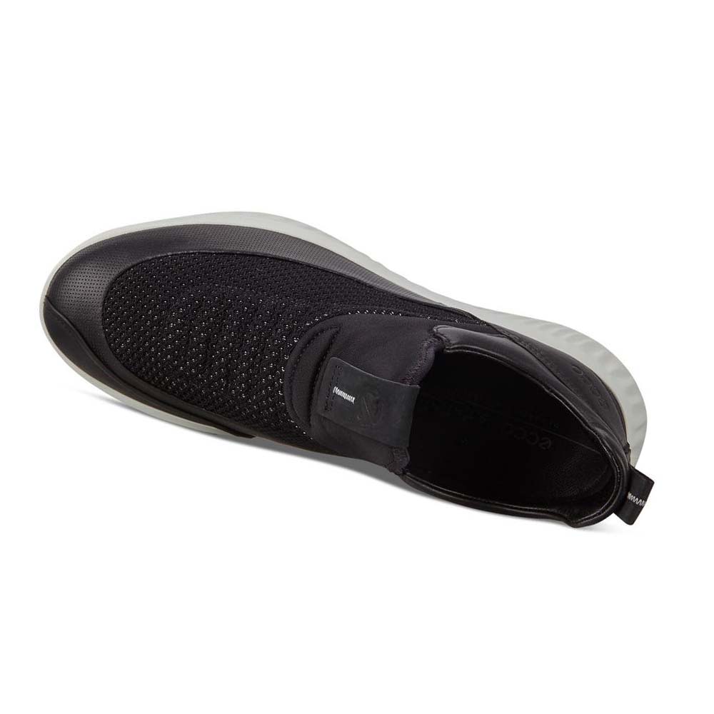 Tenis Ecco St.1 Lite Slip-on Hombre Negros | México 269RVD