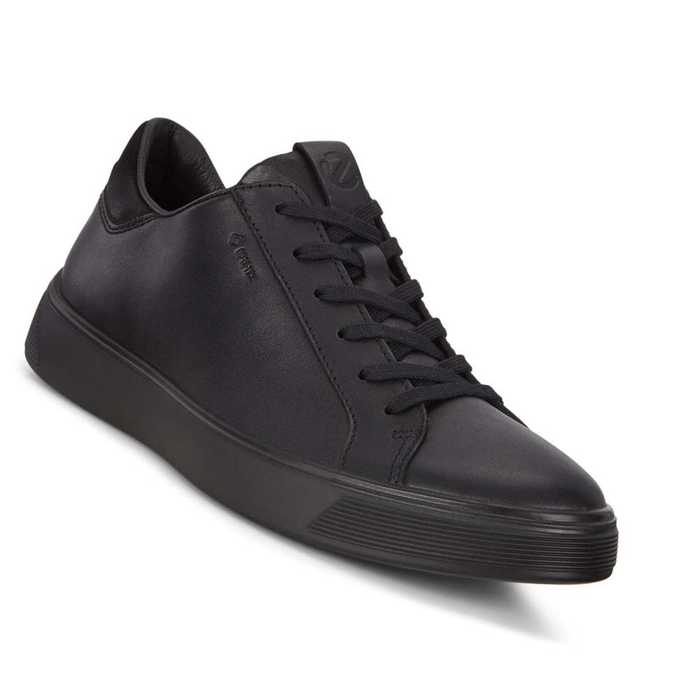 Tenis Ecco Street Tray Gtx Hombre Negros | México 262AHK