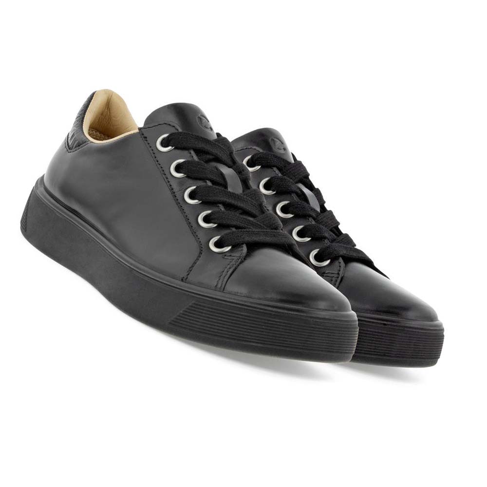 Tenis Ecco Street Tray Lx Mujer Negros Negros | México 624DFM