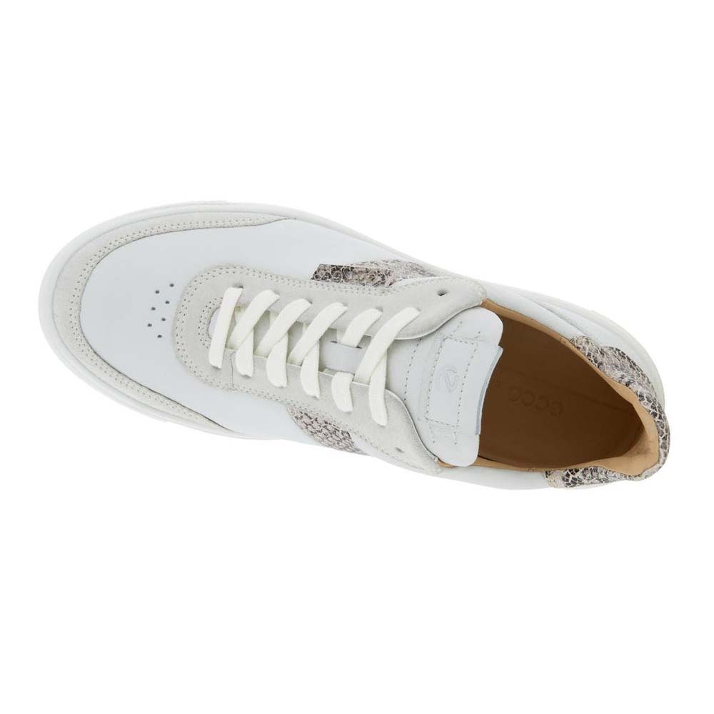 Tenis Ecco Street Tray Street Mujer Grises Blancos | México 623FDN