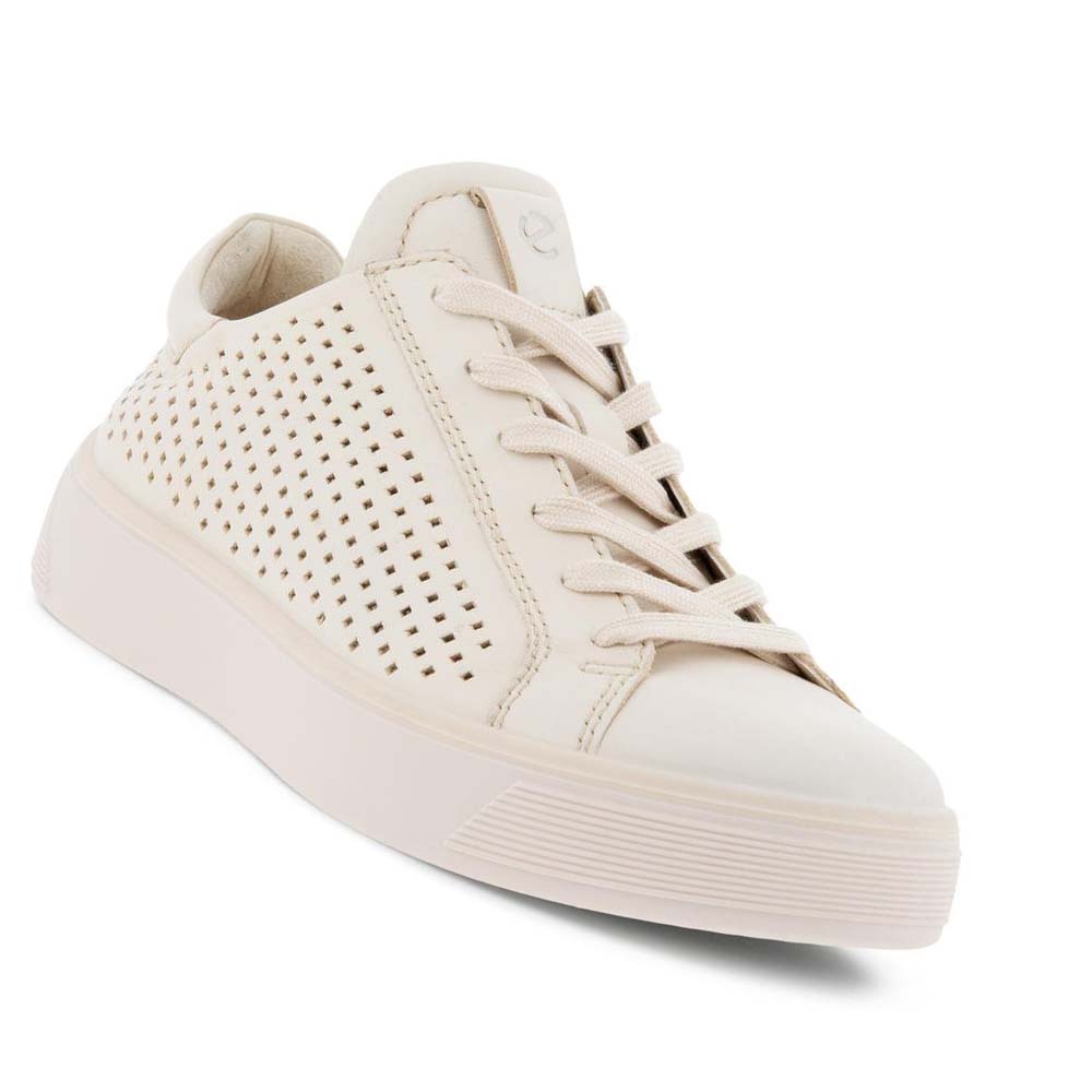 Tenis Ecco Street Tray W Laced Mujer Blancos | México 622GSO