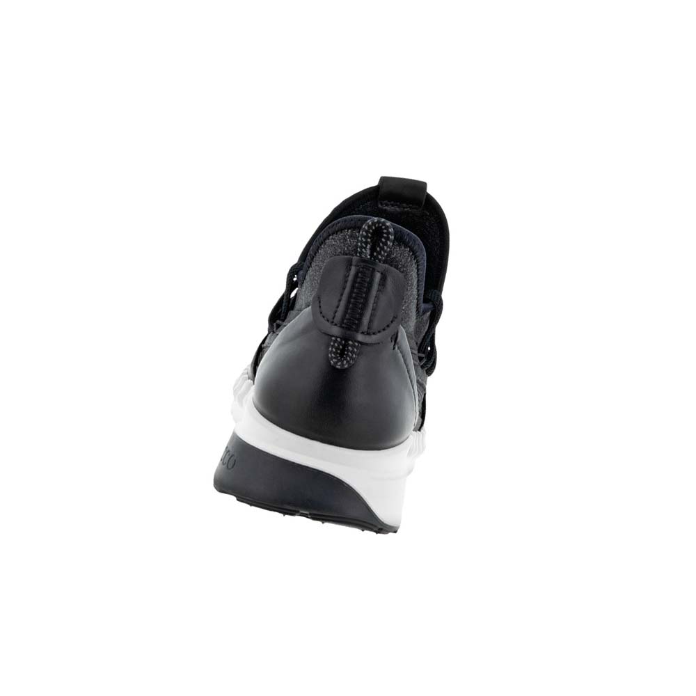 Tenis Ecco Zipflex Low Cut Mujer Negros | México 618LIS