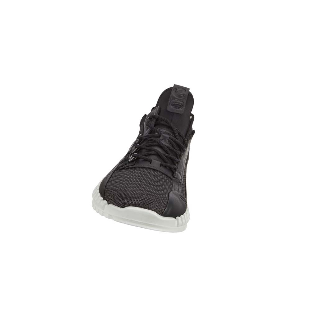 Tenis Ecco Zipflex Low Hombre Negros | México 253ZUT