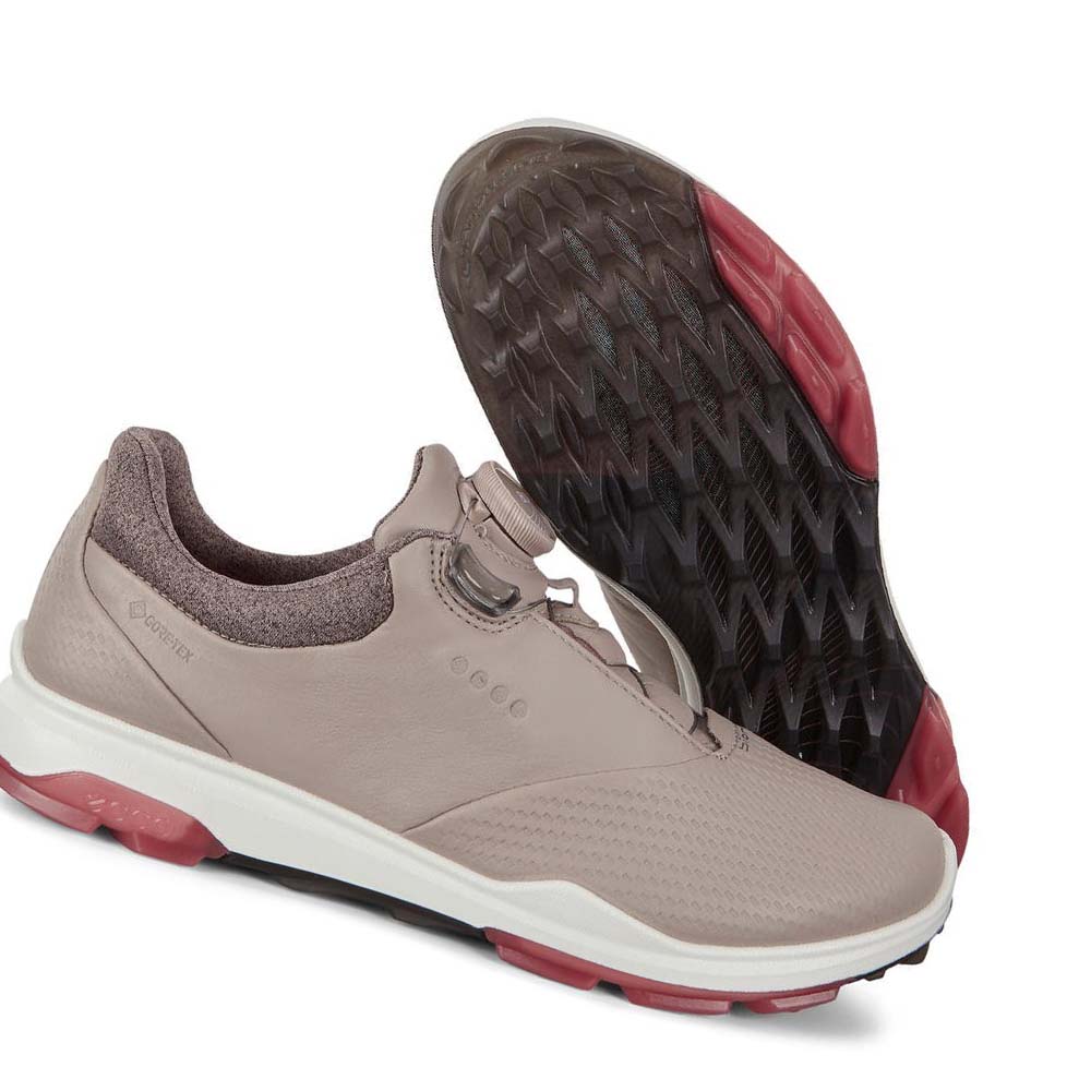 Tenis Golf Ecco Biom Hybrid 3 Boa Mujer Grises | México 745CTV