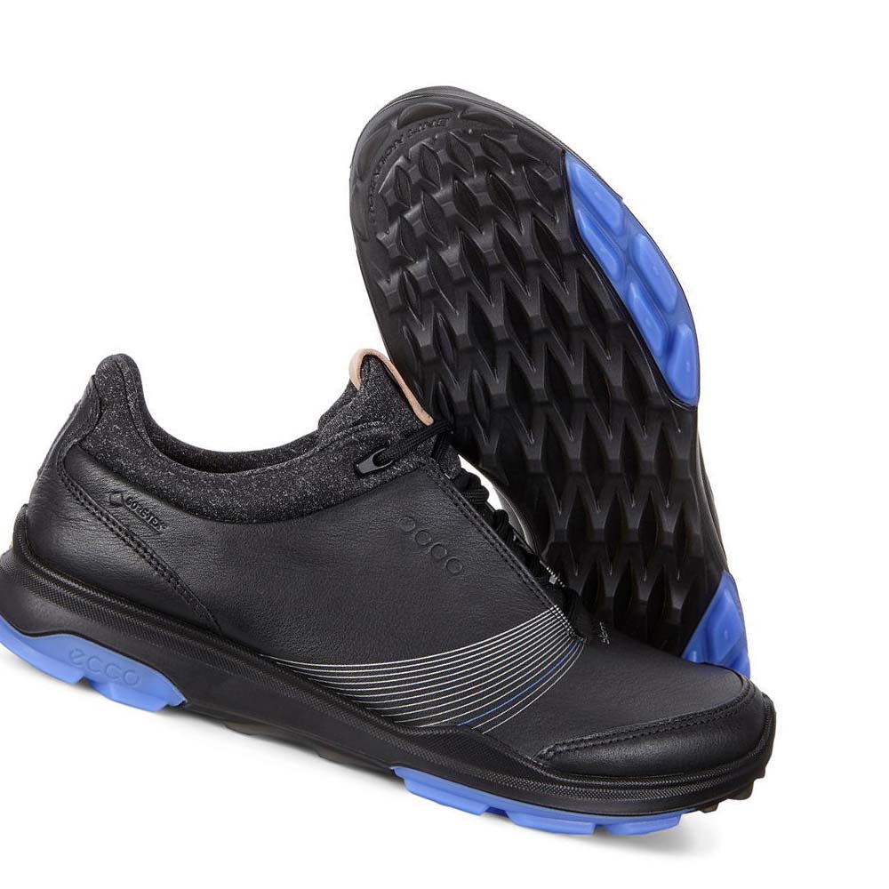 Tenis Golf Ecco Biom Hybrid 3 Gtx Mujer Negros | México 744VRW