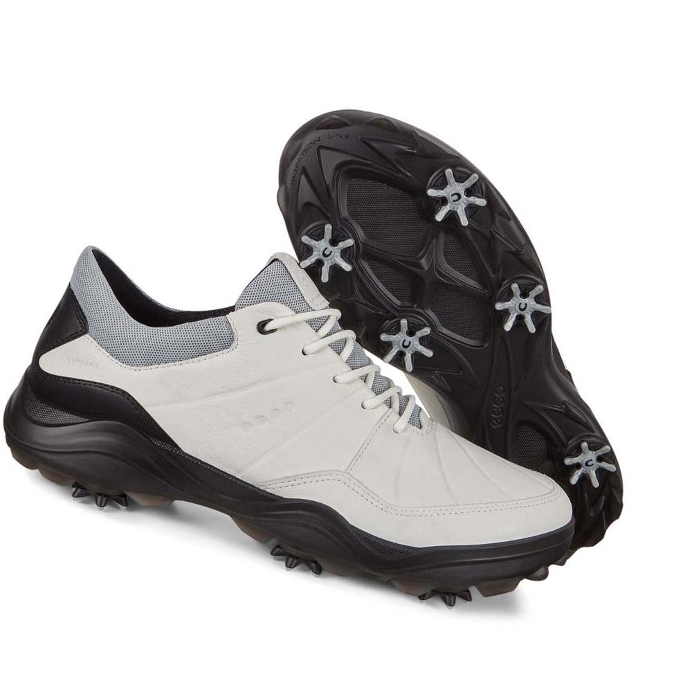 Tenis Golf Ecco Cleated Strike Hombre Blancos | México 36EBC