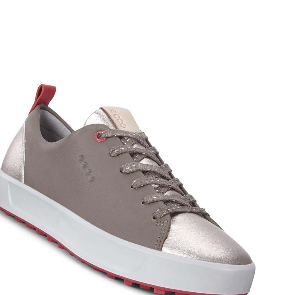 Tenis Golf Ecco Soft Mujer Grises | México 740QMA