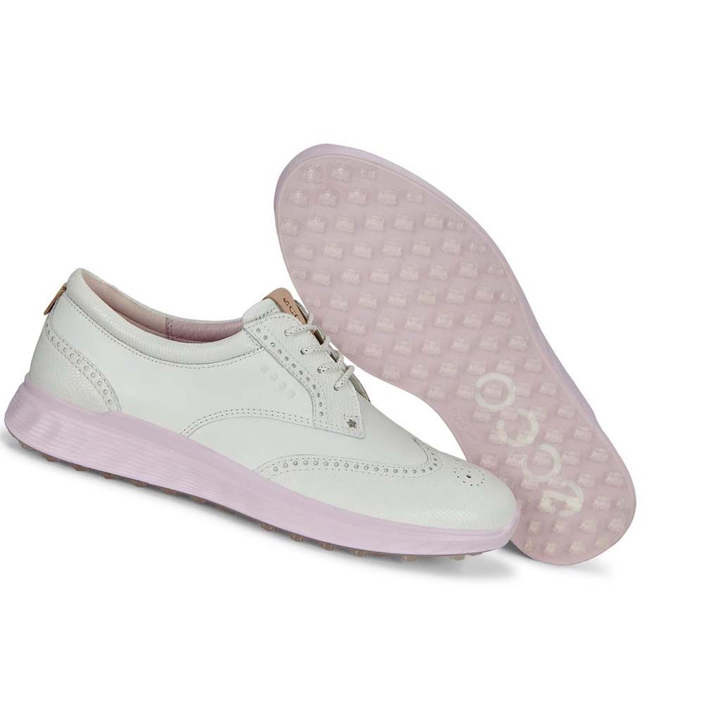 Tenis Golf Ecco Spikeless S-classic Mujer Blancos | México 73KOR