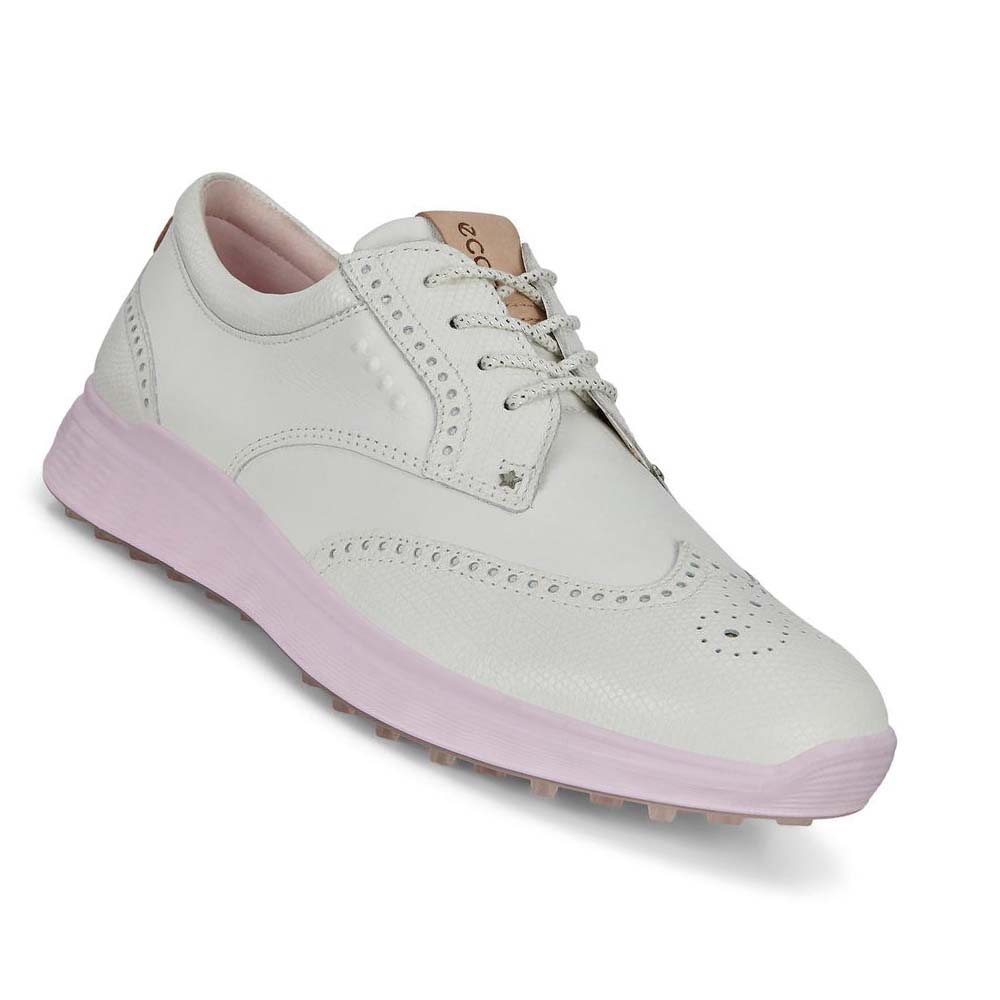 Tenis Golf Ecco Spikeless S-classic Mujer Blancos | México 73KOR