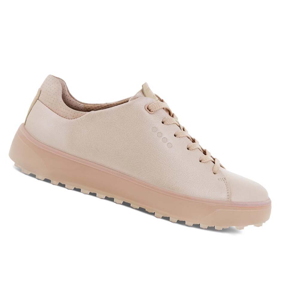 Tenis Golf Ecco Tray Laced Mujer Rosas | México 739WNB