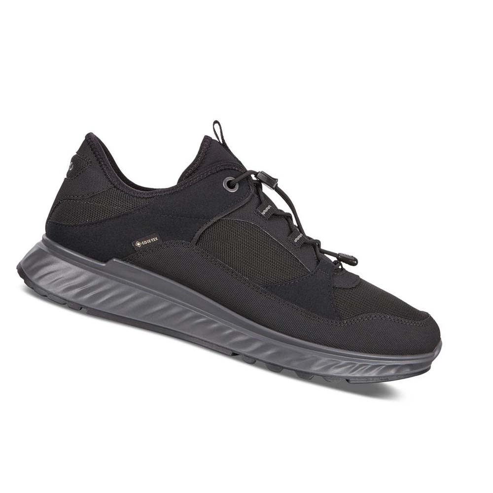 Tenis Trail & Senderismo Ecco Exostride Low Gtx Hombre Negros | México 350QMA