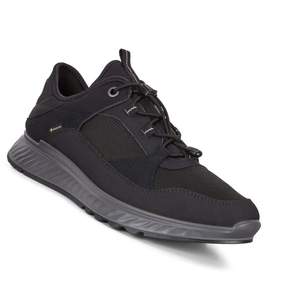 Tenis Trail & Senderismo Ecco Exostride Low Gtx Hombre Negros | México 350QMA