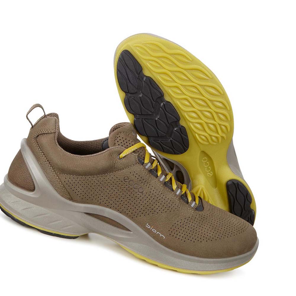 Tenis Trail & Senderismo Ecco Mens Biom Fjuel Perf Hombre Marrom | México 348EBC