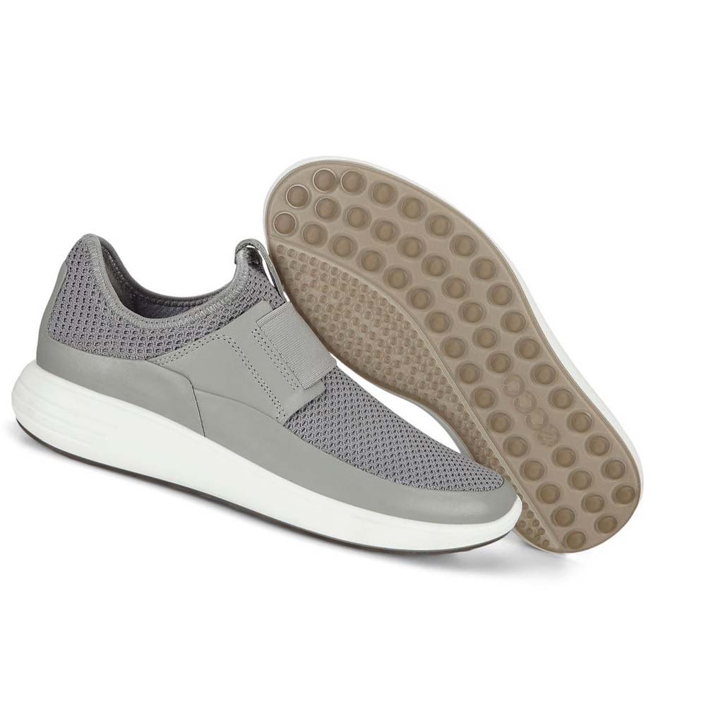 Zapatos Casual Ecco Soft 7 Runner Slip-on Mujer Grises | México 792QMA