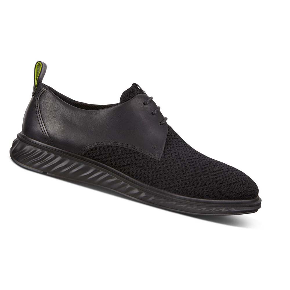 Zapatos Casual Ecco St. 1 Hybrid Lite Hombre Negros | México 418AHK