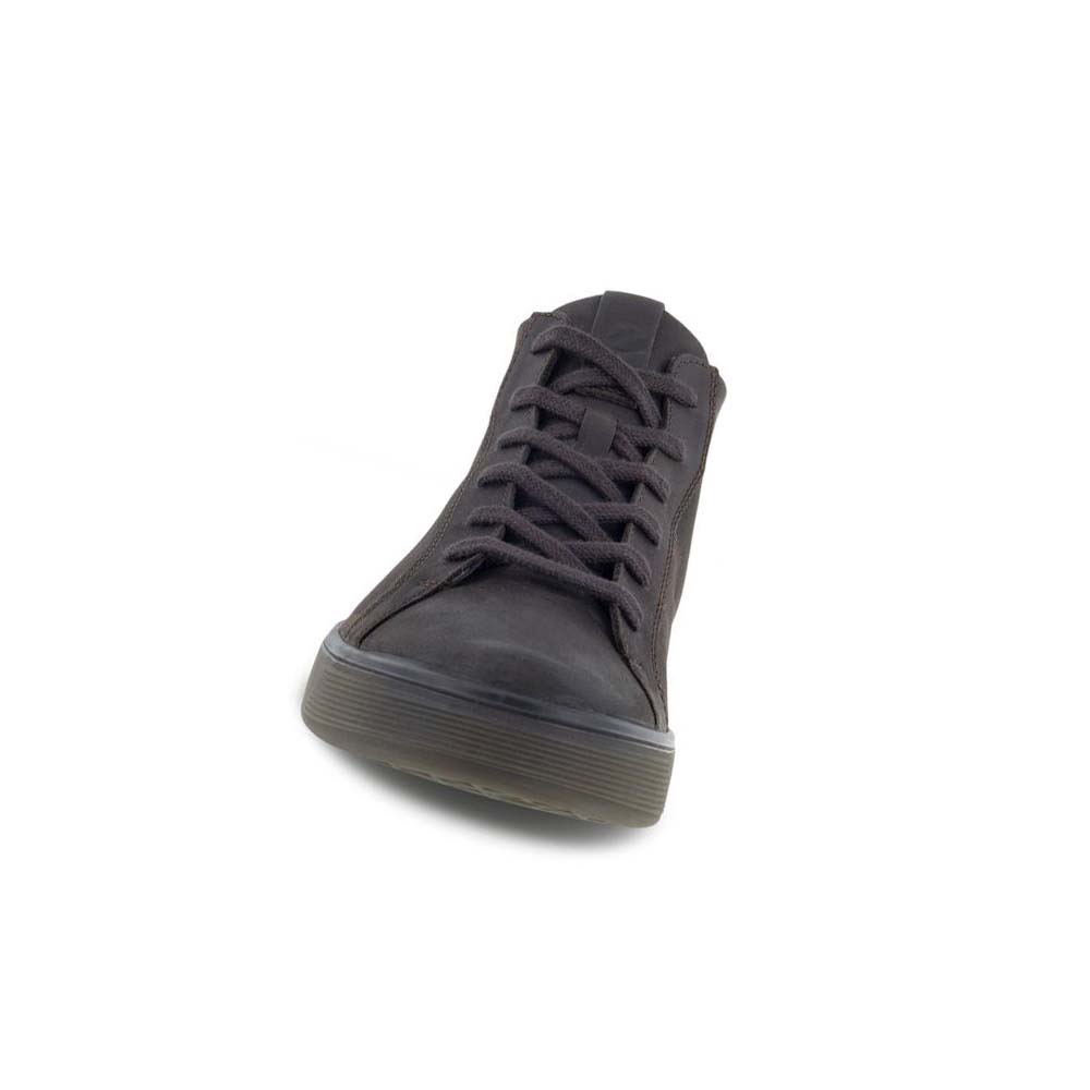 Zapatos Casual Ecco Street Tray Gtx Hombre Negros | México 413HAP