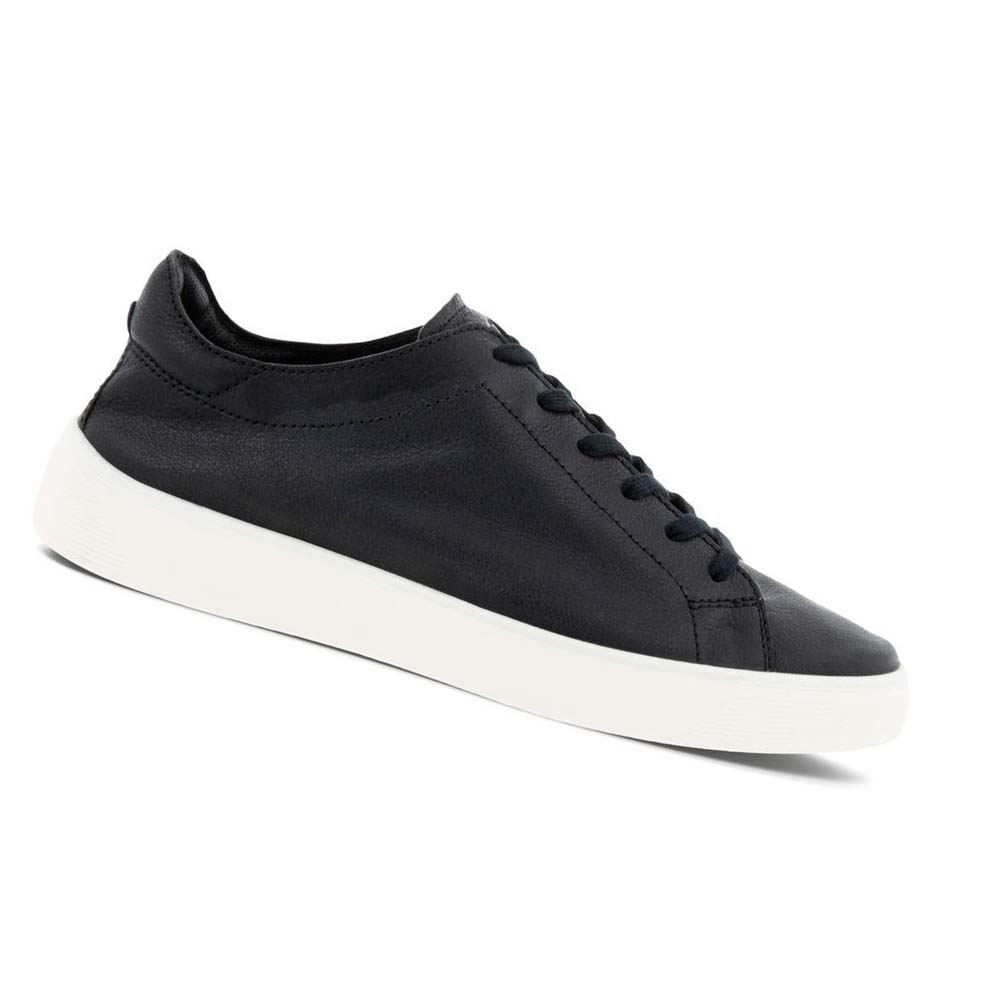 Zapatos Casual Ecco Street Tray Retro 2.0 Hombre Negros | México 410LIS