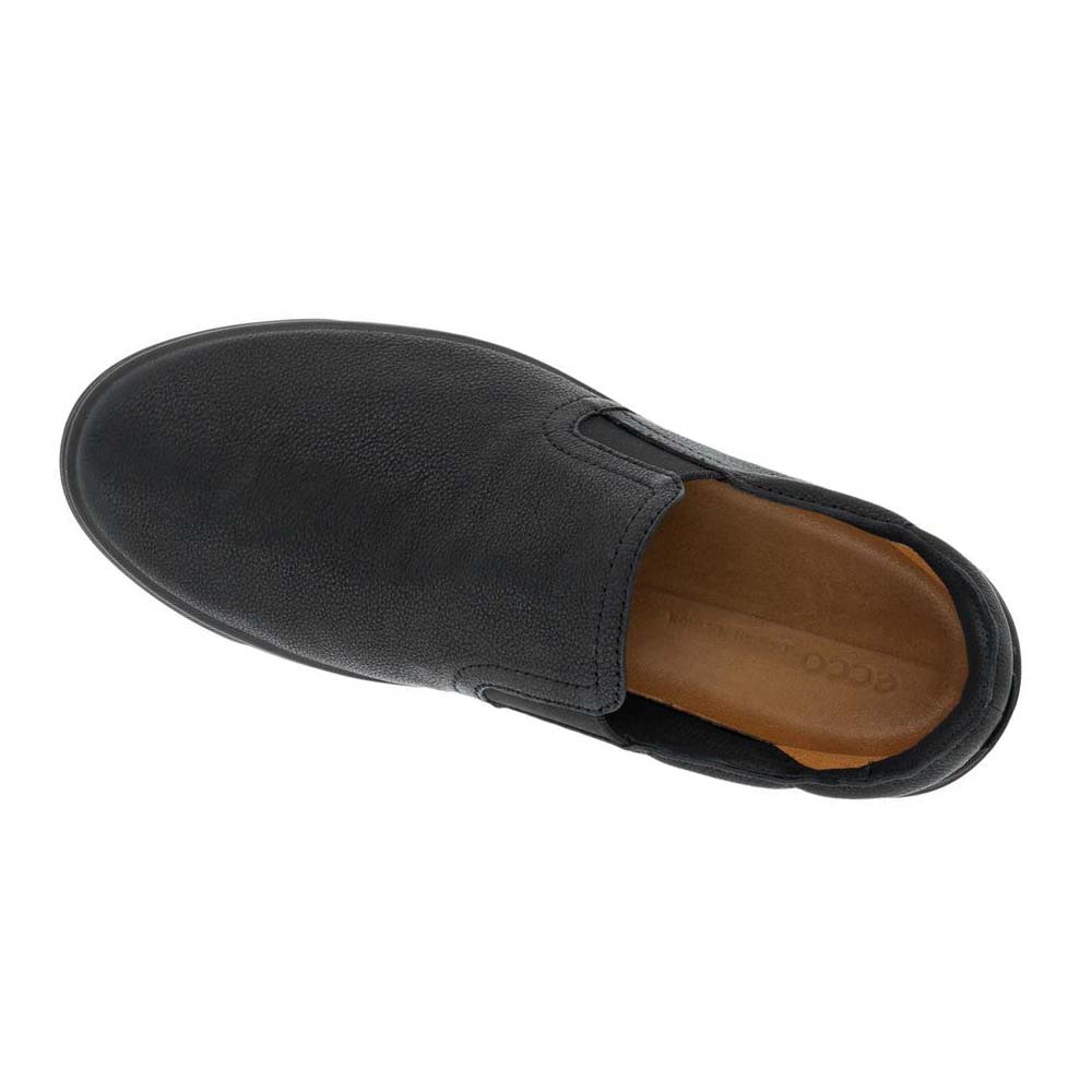 Zapatos Casual Ecco Street Tray Retro Slip-on Hombre Negros | México 40NWY