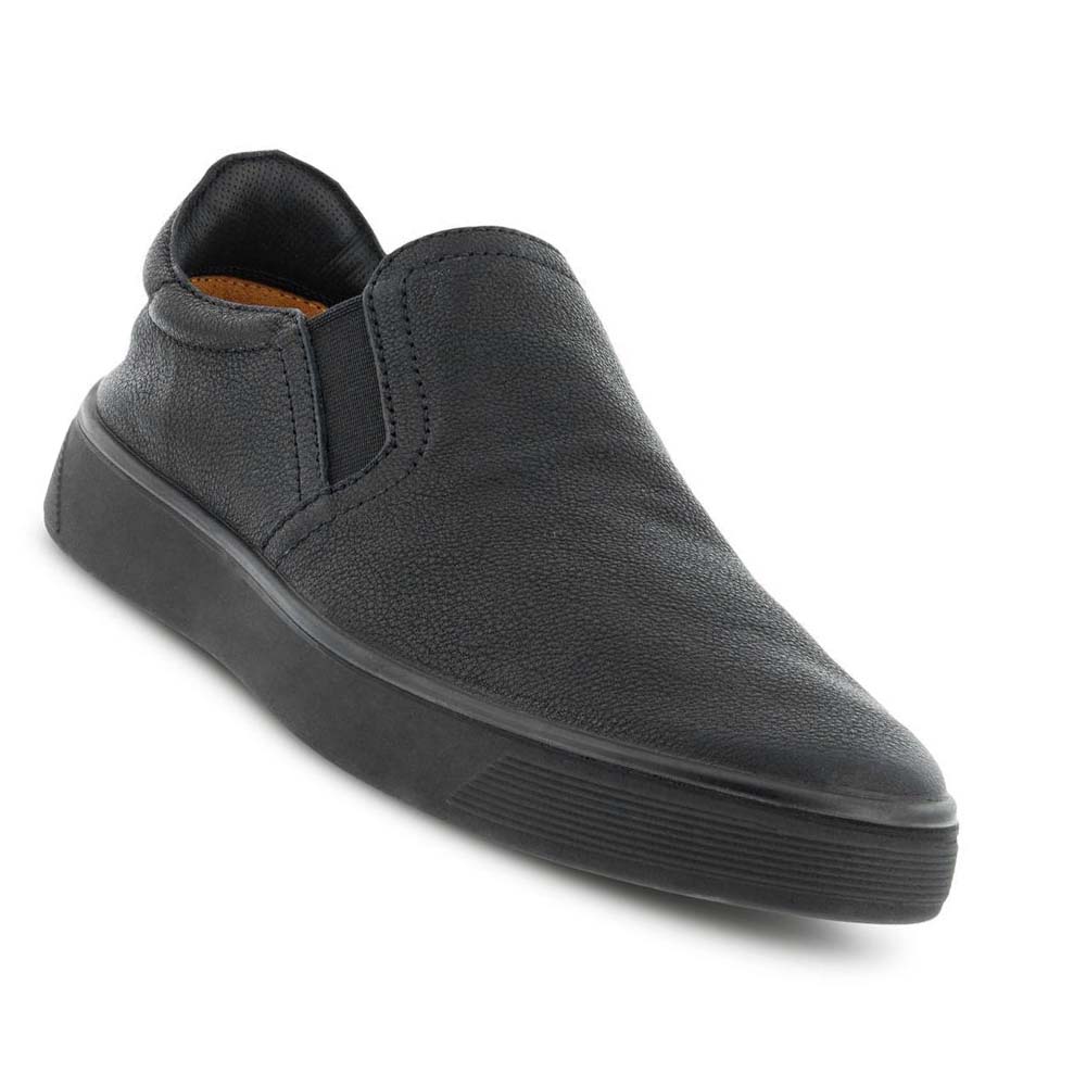 Zapatos Casual Ecco Street Tray Retro Slip-on Hombre Negros | México 40NWY