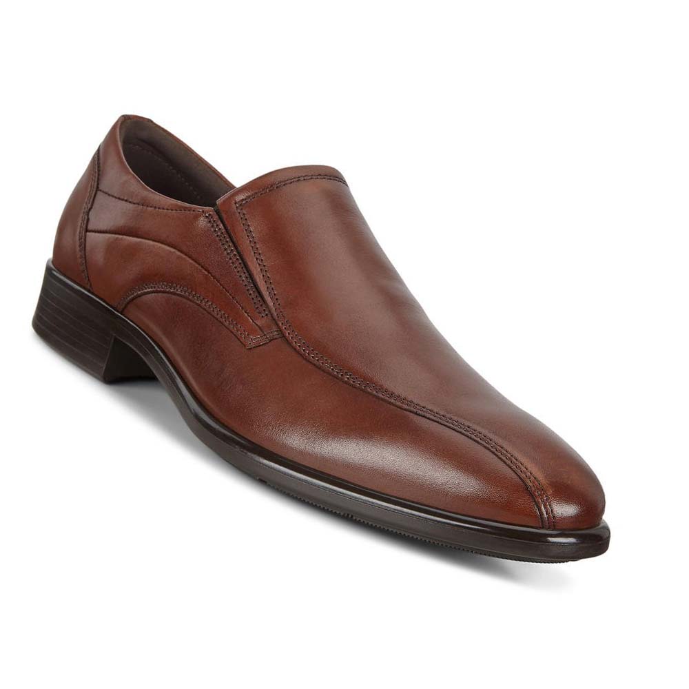 Zapatos de Vestir Ecco Citytray Bike Toe Slip-on Hombre Marrom | México 402QMA