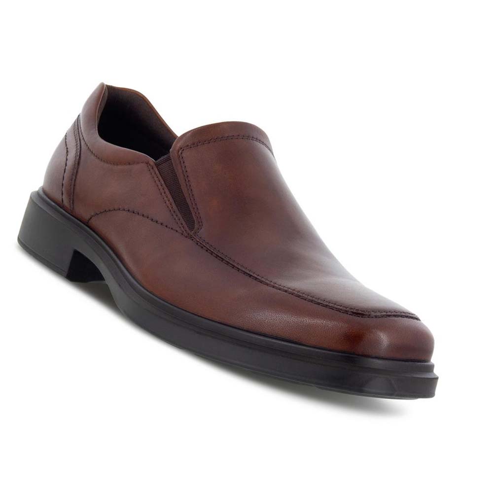 Zapatos de Vestir Ecco Helsinki 2.0 Apron Toe Slip-on Hombre Marrom | México 397YXF