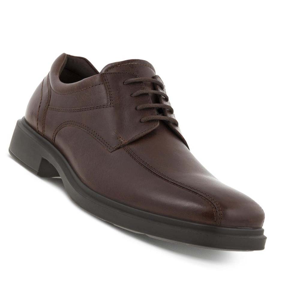 Zapatos de Vestir Ecco Helsinki 2.0 Bike Toe Tie Hombre Cafes | México 396UZG