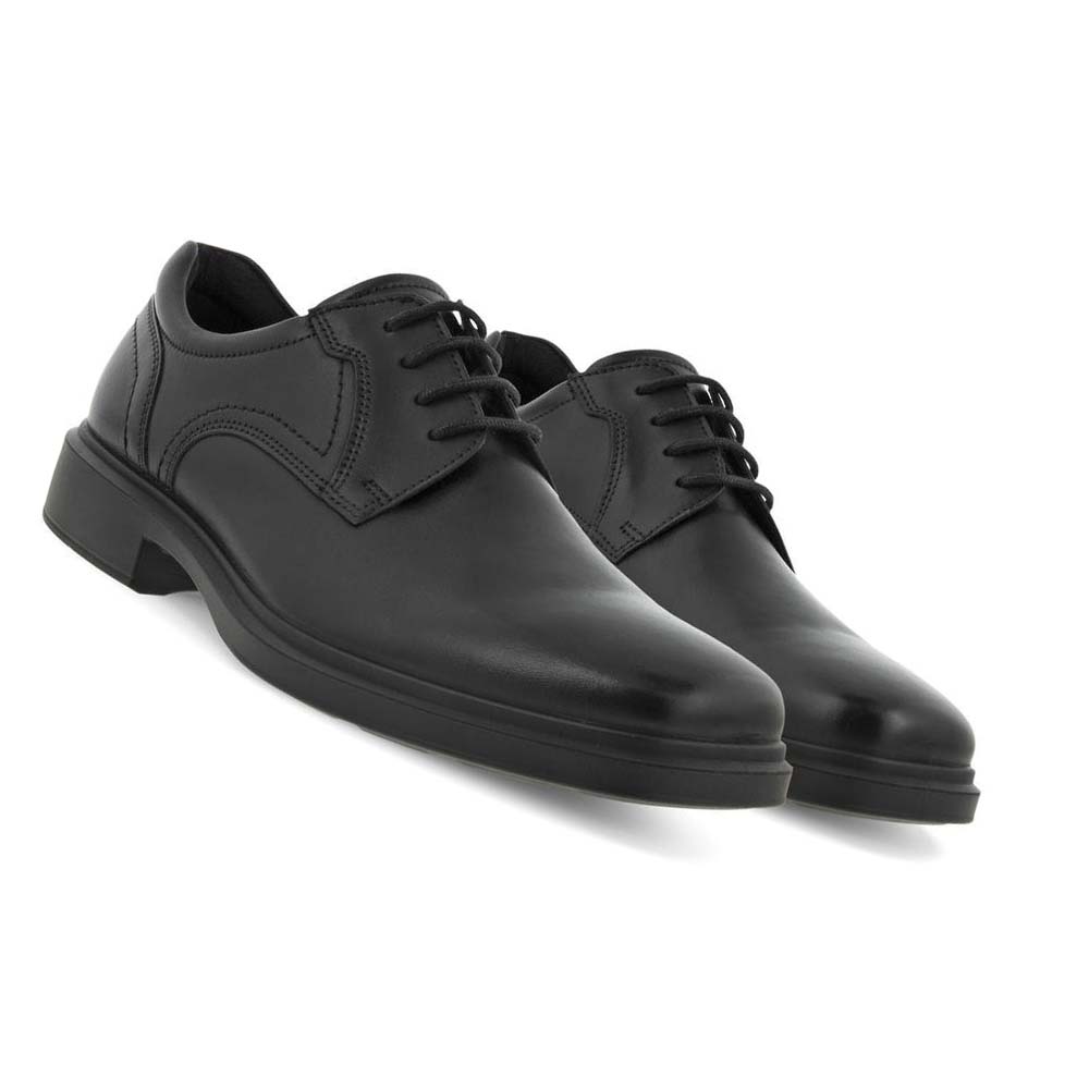 Zapatos de Vestir Ecco Helsinki 2.0 Plain Toe Tie Hombre Negros | México 395ILH