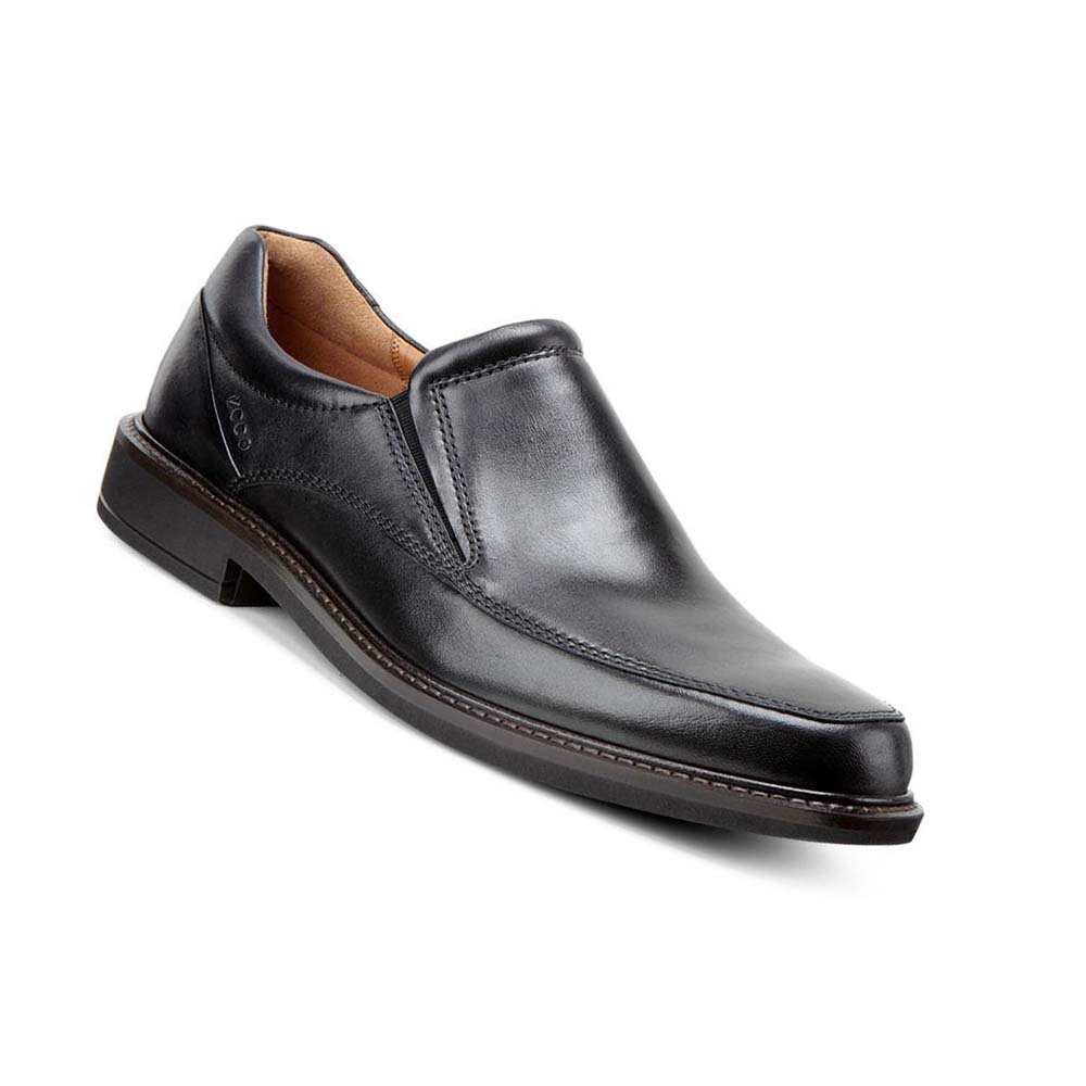 Zapatos de Vestir Ecco Holton Apron Toe Slip On Hombre Negros | México 393PJJ