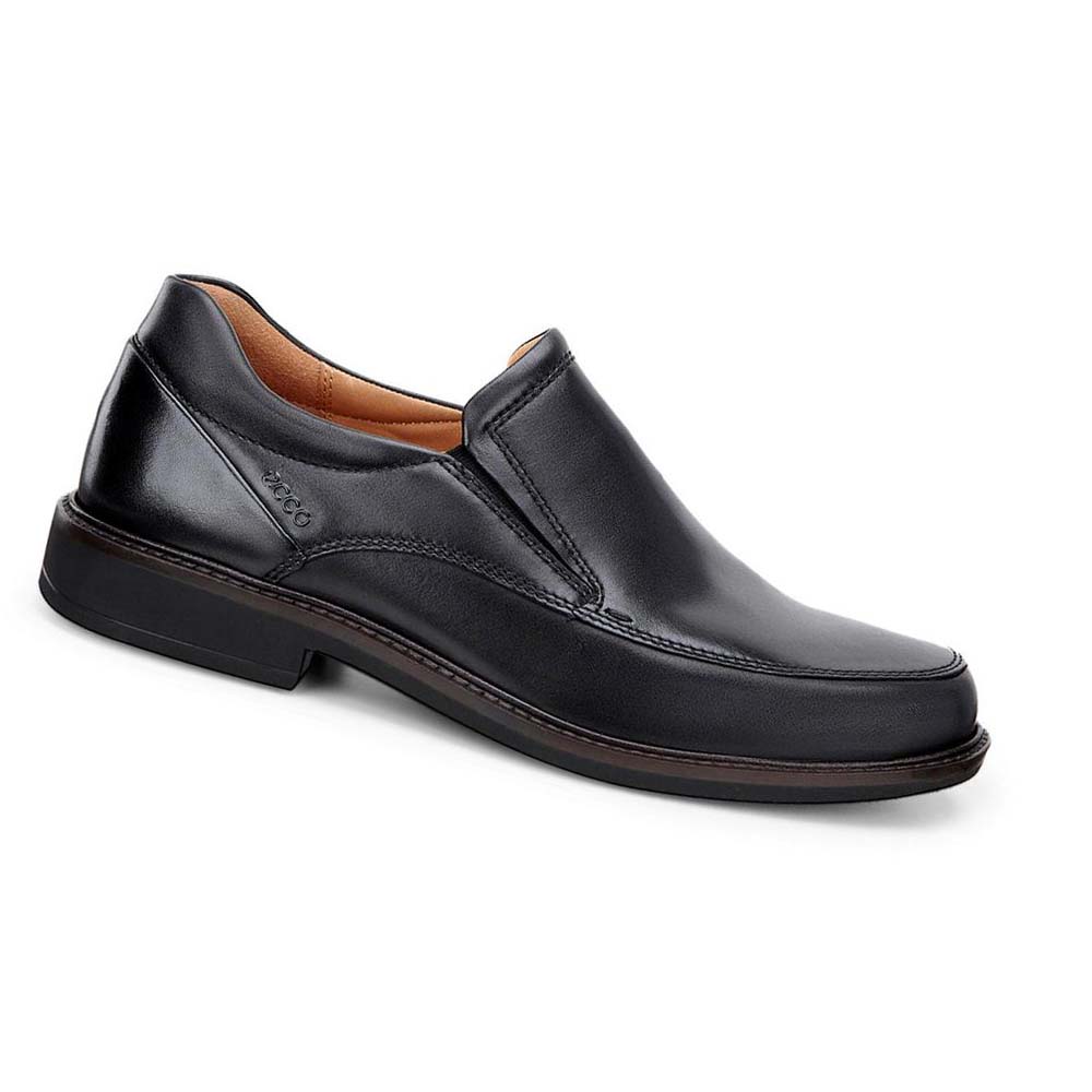 Zapatos de Vestir Ecco Holton Apron Toe Slip On Hombre Negros | México 393PJJ