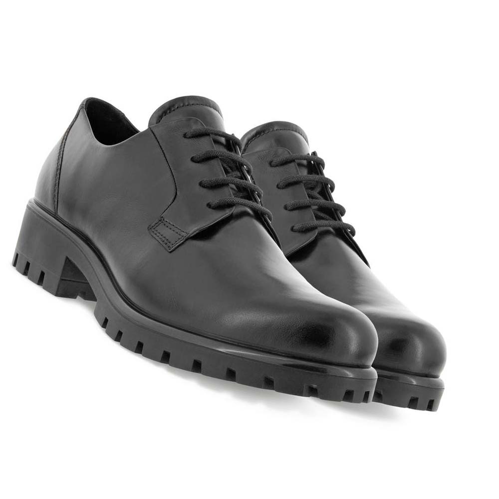 Zapatos de Vestir Ecco Modtray Tie Mujer Negros | México 767MQZ