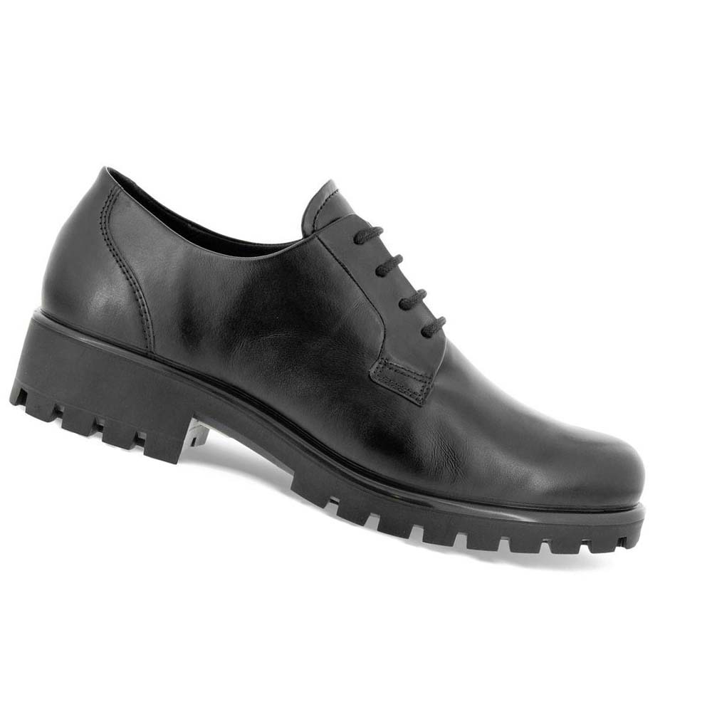 Zapatos de Vestir Ecco Modtray Tie Mujer Negros | México 767MQZ