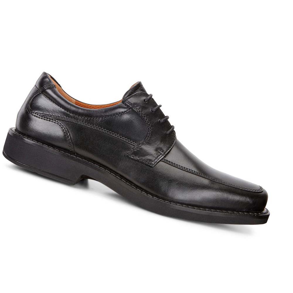 Zapatos de Vestir Ecco Seattle Tie Dress Hombre Negros | México 388GSO