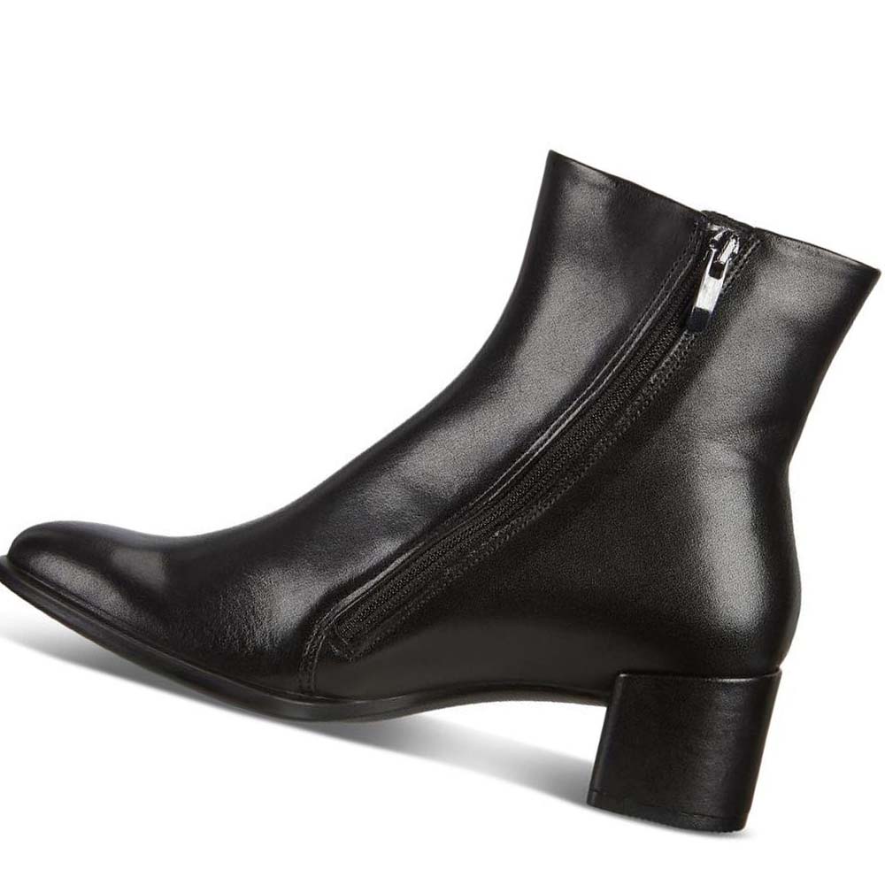 Zapatos de Vestir Ecco Shape 35 Block Zippered Ankle Mujer Negros | México 764EBC