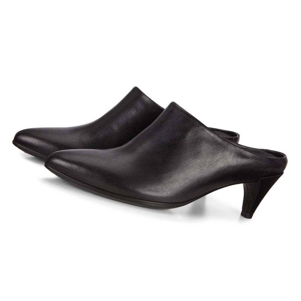 Zapatos de Vestir Ecco Shape 45 Pointy Sleek Mules Mujer Negros | México 759ILH