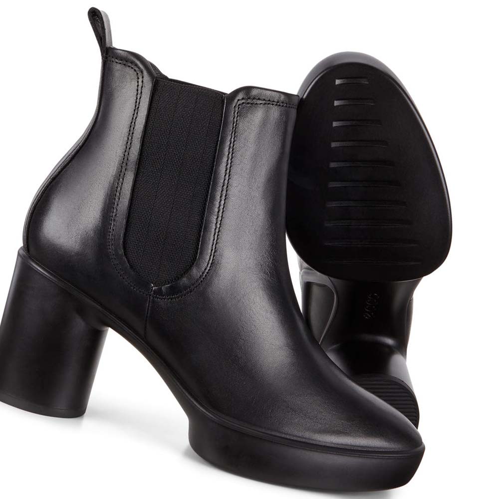 Zapatos de Vestir Ecco Shape Sculpted Motion 55 Chelsea Ankle Mujer Negros | México 752GSO