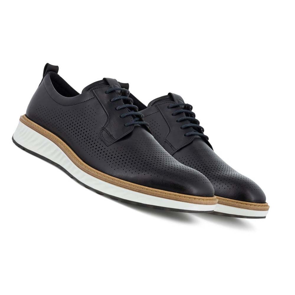 Zapatos de Vestir Ecco St.1 Hybrid 5-eyelet Derby Hombre Negros | México 386JPQ