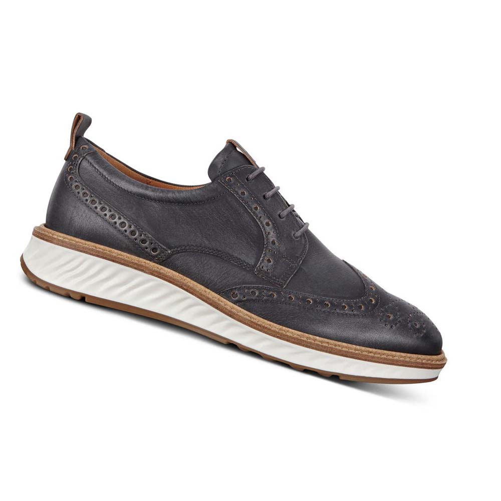 Zapatos de Vestir Ecco St.1 Hybrid Brogue Hombre Negros | México 385KOR