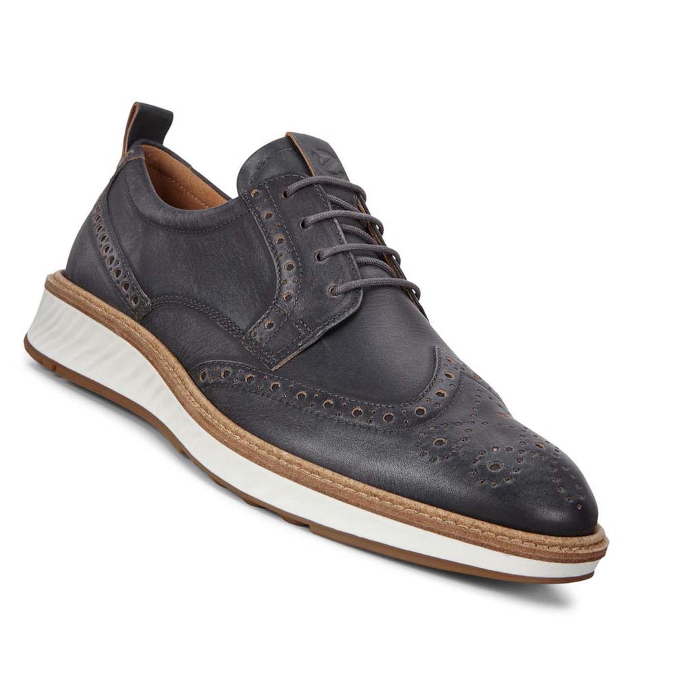 Zapatos de Vestir Ecco St.1 Hybrid Brogue Hombre Negros | México 385KOR