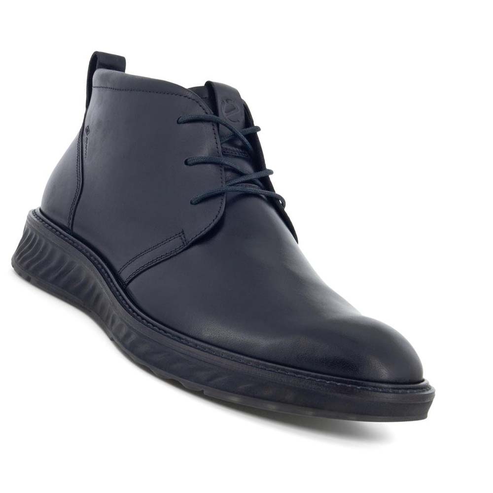 Zapatos de Vestir Ecco St.1 Hybrid Gtx Hombre Negros | México 384LIS