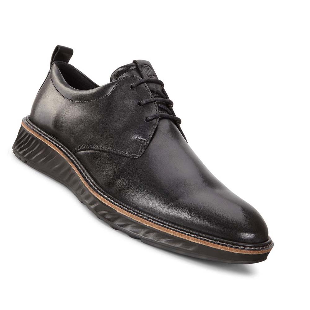 Zapatos de Vestir Ecco St.1 Hybrid Plain Toe Hombre Negros | México 381CTV