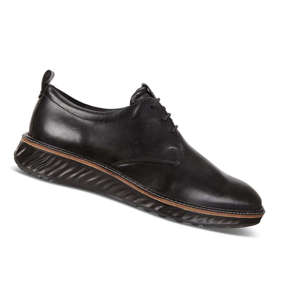 Zapatos de Vestir Ecco St.1 Hybrid Plain Toe Hombre Negros | México 381CTV